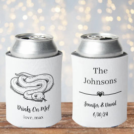 Porta-lata Casamento de Animal de Estimação Personalizado