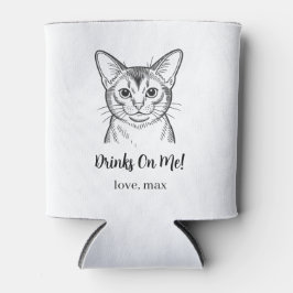 Porta-lata Casamento de Animal de Estimação Personalizado