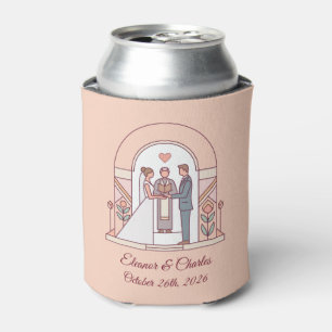 Porta-lata Casamento de Conto de Fadas Art Déco