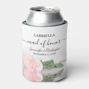 Porta-lata Casamento de Madrinha de casamento Rosa Rosa-Rosa-