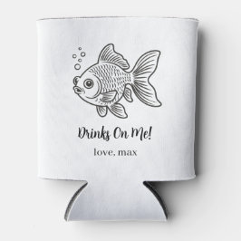 Porta-lata Casamento de Pet Personalizado
