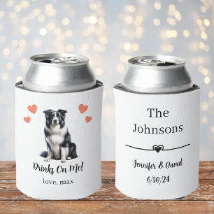 Porta-lata Casamento de Pet Personalizado pode Resfriar