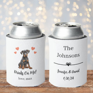 Porta-lata Casamento de Pet Personalizado pode Resfriar