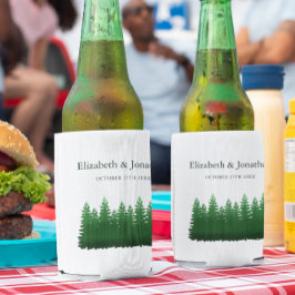 Porta-lata Casamento de Pinheiros de Madeira