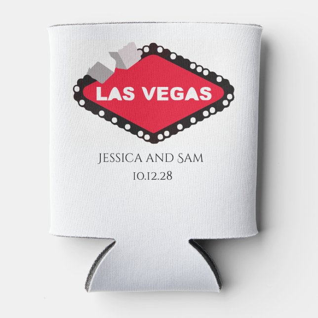 Porta-lata Casamento em Las Vegas (Frente)
