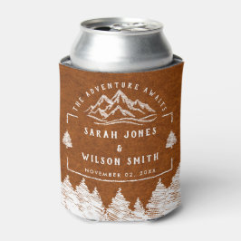 Porta-lata Casamento mínimo simples de Destino das Montanhas