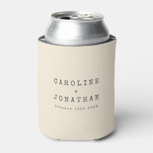 Porta-lata Casamento Personalizado Da Máquina De Escrever Min