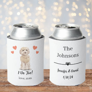 Porta-lata Casamento Personalizado De Pet De Cockapoo