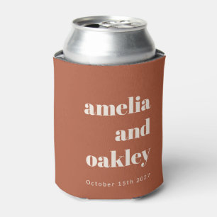 Porta-lata Casamento Personalizado De Queda De Feira Minimali
