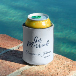 Porta-lata Casamento Romântico à Beira-Mar