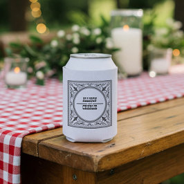 Porta-lata Casamento Vintage Western Cowboy