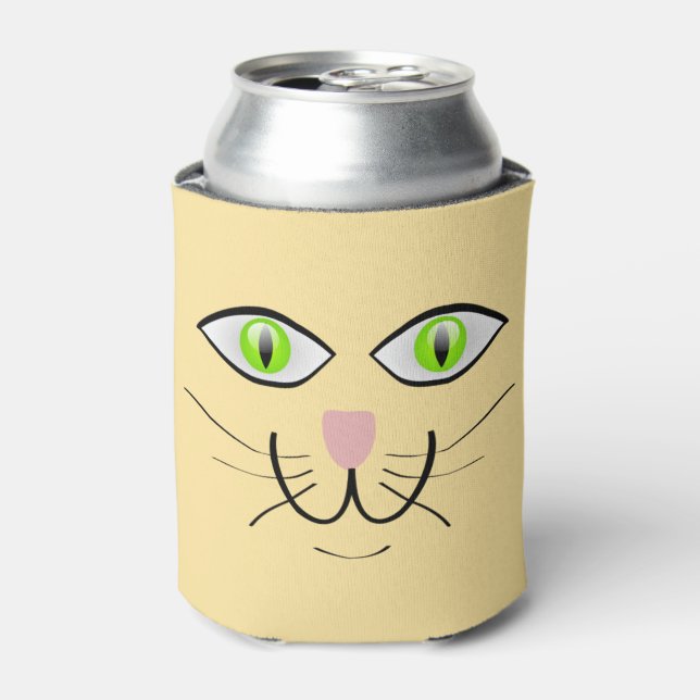 Porta-lata Cat Funny Face Cartoon-29034 (Can Front)