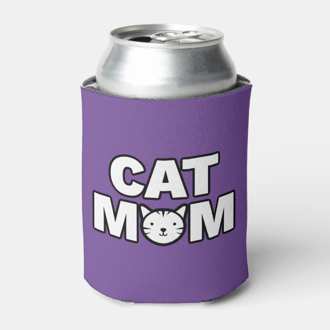 Porta-lata CAT MOM Can Cooler (Roxo) (Can Front)