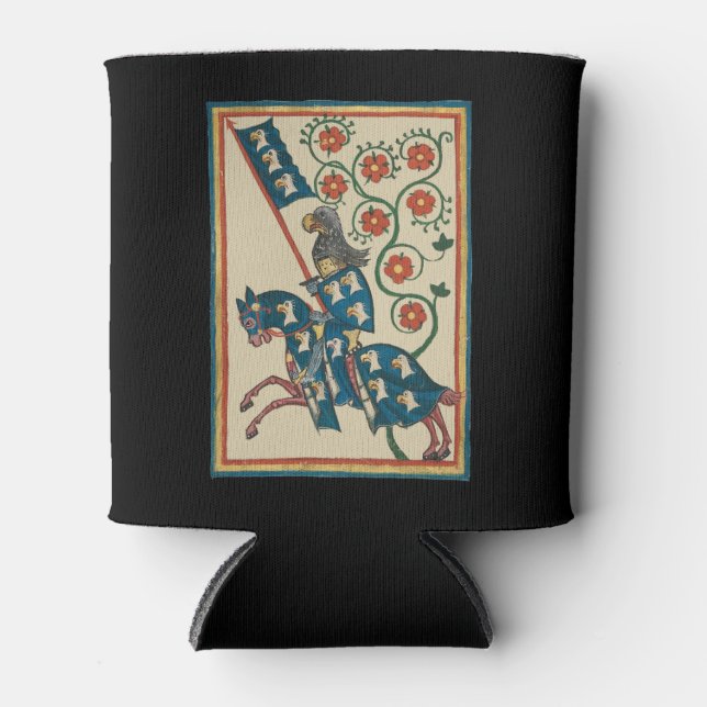 Porta-lata Cavaleiro com Eagle Heraldry, Medieval do século 1 (Frente)