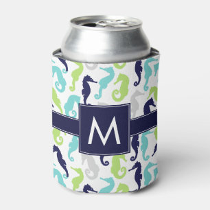 Porta-lata Cavalos do Mar legal Monogramados