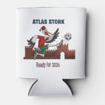 Cegonha Atlas Marrocos Futebol 2026 Mascote Esport