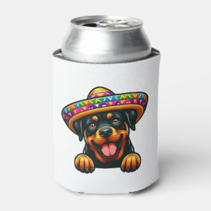 Porta-lata Celebração de Cinco de Mayo Rottweiler no México