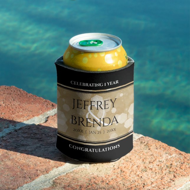 Porta-lata Celebração do Aniversário de Casamento de Papéis E (Piscina in situ)