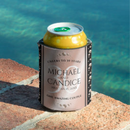 Porta-lata Celebração do Aniversário de Casamento de Pearl 30