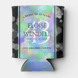 Porta-lata Celebração do Aniversário de Casamento Opal Elegan