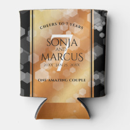 Porta-lata Celebração do Aniversário do Casamento de Cobre 7