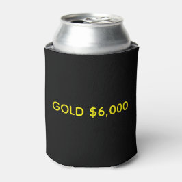 Porta-lata Celebração do Mercado de Ouro $6.000