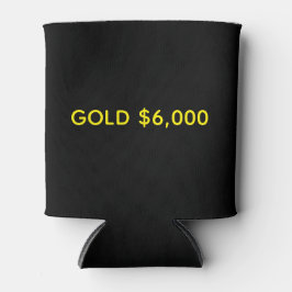 Porta-lata Celebração do Mercado de Ouro $6.000