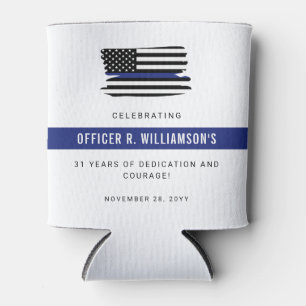 Porta-lata Celebração Personalizada de Reforma Policial