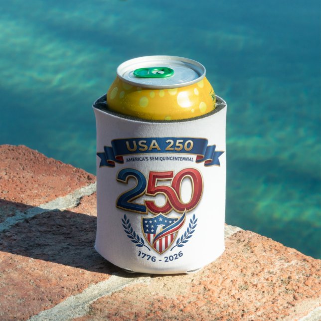 Porta-lata Celebração USA 250 (Piscina in situ)