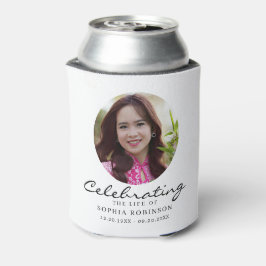 Porta-lata Celebration of Life Photo Memorial Keepsake