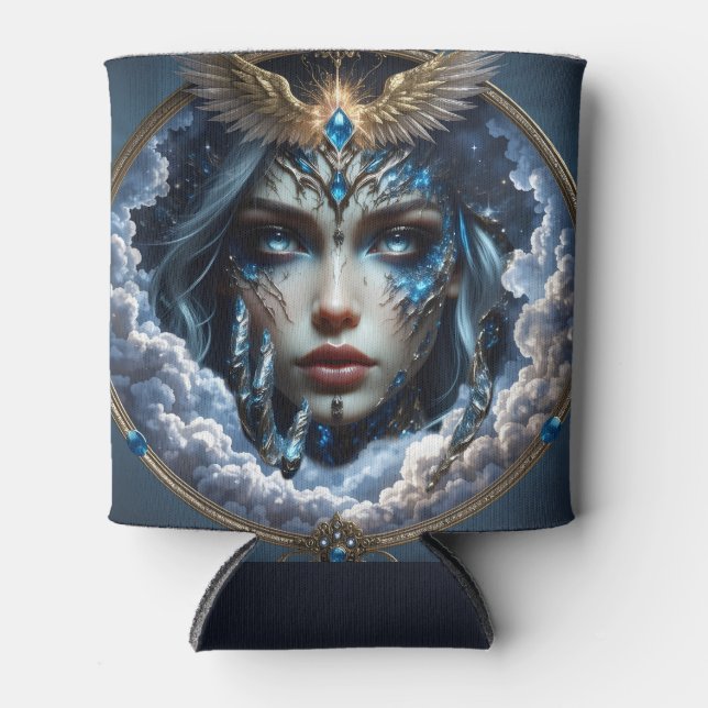 Porta-lata Celestia – Guardiã do Céu Infinito.  (Frente)