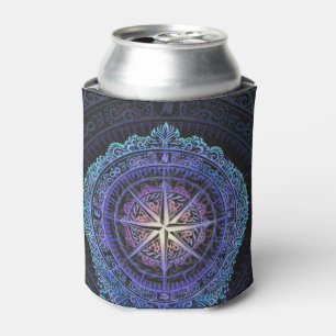 Porta-lata Celestial Compass Mandala