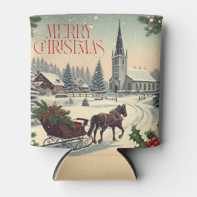 Porta-lata Cena Classic/Natais vintages (Frente)