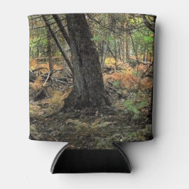 Porta-lata Cena de floresta outonal    