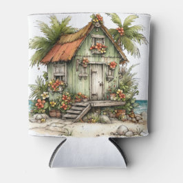 PORTA-LATA CENA DE PRAIA DE VERÃO ENGRAÇADA E EXCÊNTRICA