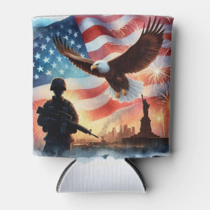 Porta-lata Cena Soldado Americano