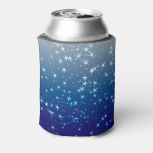 Porta-lata Centelhas de Natal Estrelas Céu Azul