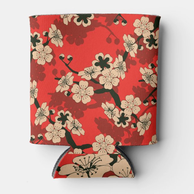 Porta-lata Central de Cereja Japonesa: Na moda (Frente)
