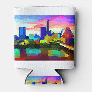 Porta-lata Centro Austin Texas Skyline