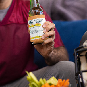 Porta-lata Cerveja de Prescrição de Nome Personalizado