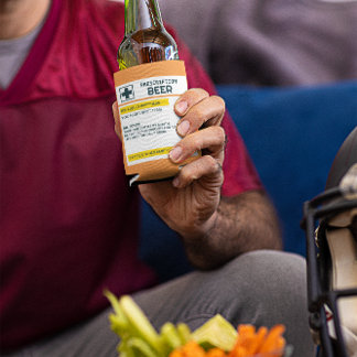 Porta-lata Cerveja de Prescrição de Nome Personalizado