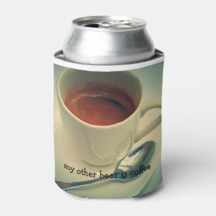 Porta-lata cerveja do café acolhedor