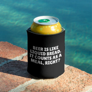 Porta-lata Cerveja É Como Pão Líquido Fresco