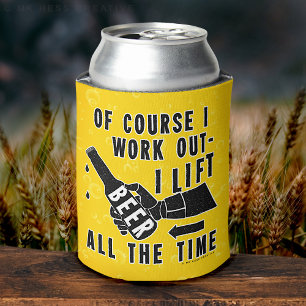 Porta-lata Cerveja Engraçada Desperta Humor Com Bolhas Lager