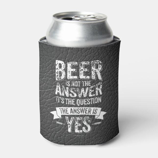 Porta-lata Cerveja Não É A Resposta (Can Front)