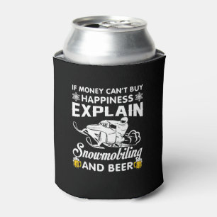 Porta-lata Cerveja Snowmobiling da felicidade do comprar do