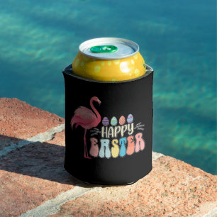 Porta-lata Cesta de Ovos de Páscoa Flamingo Coelho Feliz