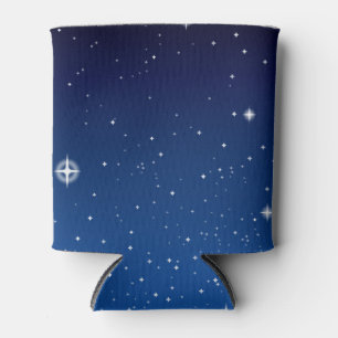 Porta-lata Céu Noturno Estrelado Azul Profundo