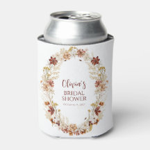 Chá de Bebê Boho Terroso Outono Floral Quente Pers