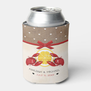 Porta-lata Chá de Casais de Casamento de Lagostas